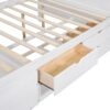 Full Size Daybed With Drawers And Shelves - White - Image 7