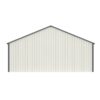 Double Garage Metal Shed With Side Entry Door - White - Image 8