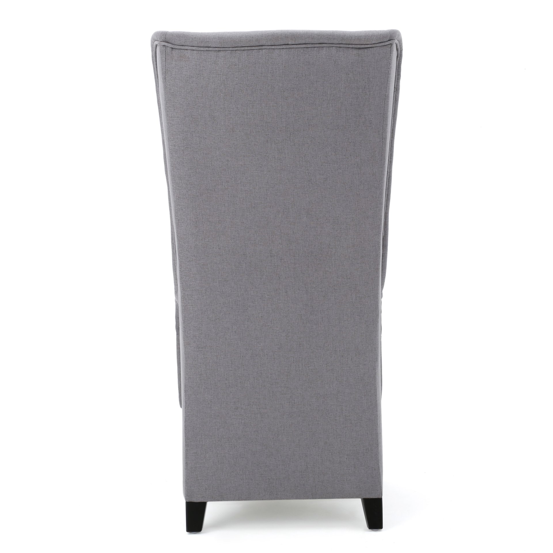 Alight - Upholstered Dining Chair With High Back And Birch Wood Legs - Light Gray - Image 6