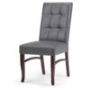 Ezra - Deluxe Dining Chair (Set of 2) - Stone Gray - Image 2