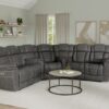 Siena - Power Reclining Sectional - Gray - Image 5