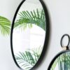 Wall Mirror With Frame, Contemporary Minimalist Accent Mirror For Living Room, Foyer, Entryway, Bedroom - Black - Image 4