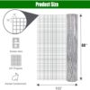 Galvanized Hardware Cloth, Chicken Wire Fence Roll For Garden And Animal Enclosures - Silver - Image 3