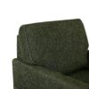 360° Swivel Chair Accent Barrel Armchair With Side Pockets, Chenille Upholstery, Compact Size - Green - Image 25