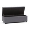 Hamilton - Storage Ottoman - Stone Gray - Image 2