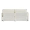 Modern Sofa Modular Sofa Couch Upholstered Corduroy L - Shape Sectional Sofa With Side Storage Pockets For Living Room - Beige - Image 24