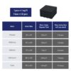 Interlocking Deck Tiles Plastic Waterproof Outdoor All Weather Anti-Slip Bathroom Shower Balcony Porch Strong Weight Capacity Upto 440 Lbs, Pebble Stone Pattern Pack Of 12 - Black - Image 26