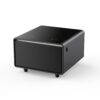Modern Smart Side Table With Built-In Fridge, Wireless Charging, Temperature Control, Power Socket, USB Ports, Outlet Protection, Induction Light - Black - Image 18