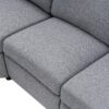 Power Recliner Sectional Sofa Home Theater Reclining Sofa With Two USB Ports, Two Storage Drawers For Living Room - Gray - Image 22