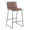 Casper - Fixed Height Contemporary Counter Stool (Set of 2) - Black / Espresso - Image 2