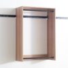 Devi - Wall Mounted Wood Closet System & Modular Units - Oak - Image 8