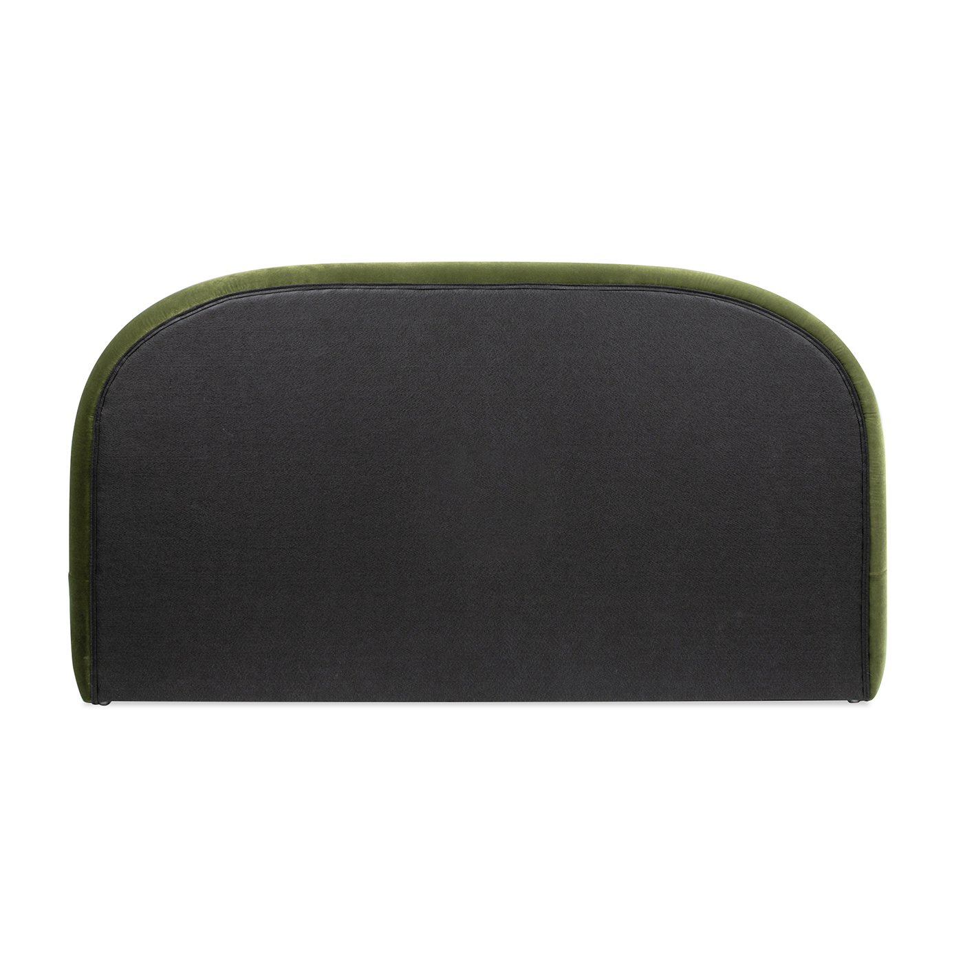 Archie - Queen Puffy Grounded Upholstered Platform Bed - Olive Green - Image 5