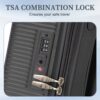 20" / 24" / 28" 3 Pieces / Set Spinner Wheel Luggage, Carry On Suitcase, Matching Color, TSA Combination Lock - Dark Gray - Image 7