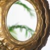 Round Wall Mirror With Metal Frame, Mid Century Modern Accent Mirror For Living Room - Gold - Image 7