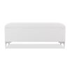 Madelyn - Modern Storage Bench - Bright White Dye - Image 6