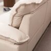 Modern Fabric Sofa With Removable Pillowcase And Backrest, Easy Care - Beige - Image 11