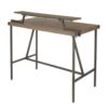 Gia - Industrial Counter Table - Brown - Image 3