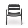 Modern Conrad Chair Outdoor Seating - Matte Black - Image 5