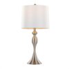 Ashland - Contemporary Table Lamp (Set of 2) - White / Nickel - Image 3