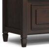 Connaught - Wide Entryway Storage Bench - Chestnut - Image 3