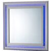 Elegant Transitional LED Accent Mirror 2 - Silver Champagne - Image 8