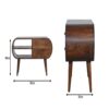 Circular Media Unit - Chestnut - Image 4