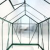 6.3'x8.2'x7' Polycarbonate Greenhouse, Heavy Duty Outdoor Aluminum Walk-In Green House Kit With Rain Gutter, Vent And Door For Backyard Garden - Green - Image 22