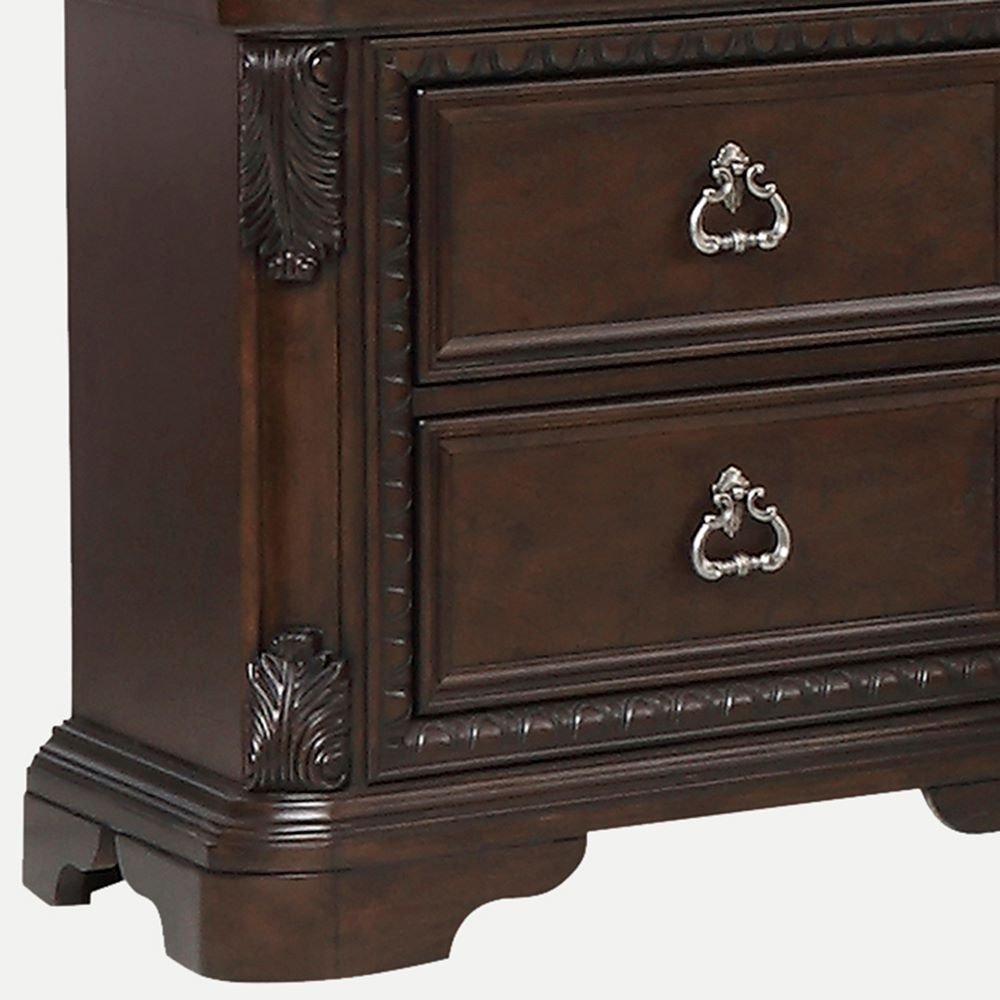 2 Drawer Nightstand - Mahogany - Image 3