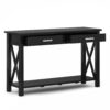 Kitchener - Console Sofa Table - Black - Image 2