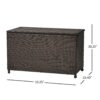 Blake - Wicker Cushion Box - Brown Multi - Image 3