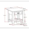 Monroe - End Table - Distressed Gray - Image 9