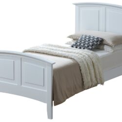 Twin Bed - White