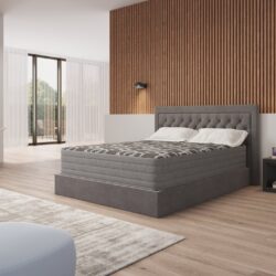 12" Full Smooth Top Foam, Medium Plush Mattress - Black