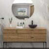 Artistic Vessel Sink With Pop Up Drain, Smooth Rounded Edges - Grey - Image 9