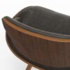 Malden - Bentwood Dining Chair With Wood Back - Distressed Brown - Image 7