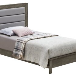 Twin Bed For Modern Spaces - Gray