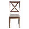 Dining Chair Side, Upholstered For Dining Room, Transitional (Set of 2) - Beige - Image 10