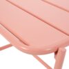 Modern Conrad Side Table Outdoor Metal - Coral Matte - Image 7