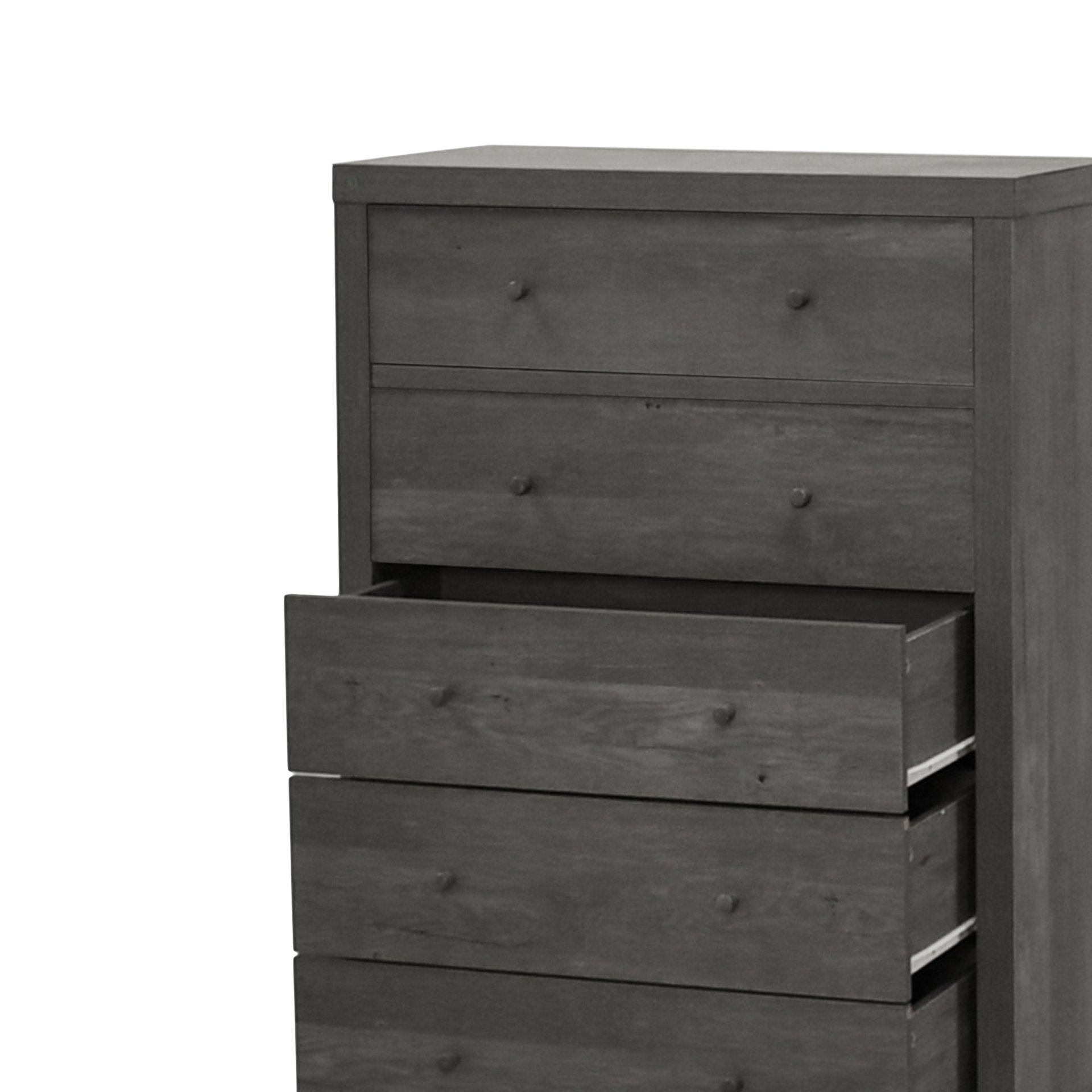 Nystrom - Mid Century Modern 5 Drawer Dresse - Gray - Image 13