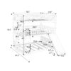Full Over Full Over Full Triple Bed With Built-In Ladder And Slide, Triple Bunk Bed With Guardrails - White - Image 7