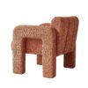 31.10" Wide Boucle Upholstered Accent Chair - Orange - Image 7