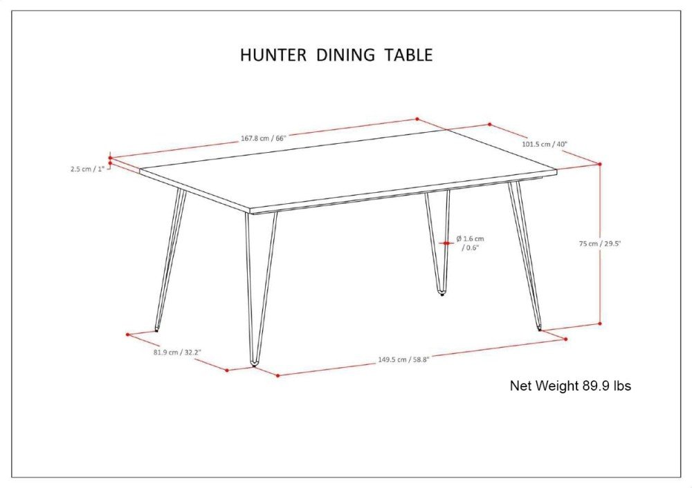Hunter - Dining Table - Light Brown - Image 8