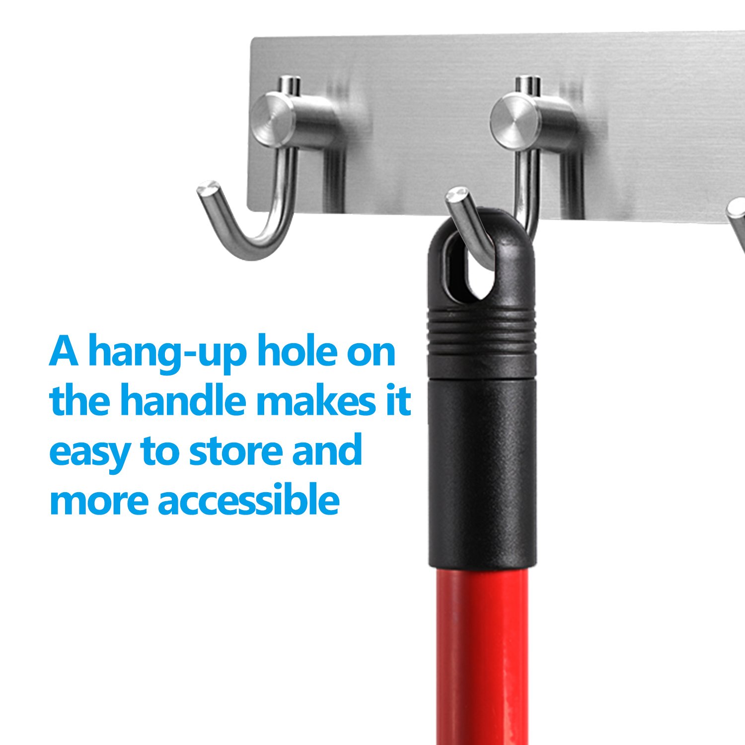 Ultra Fine Fiber Twist Mop With 57.5 Inch Long Handle For Dry And Wet Floor Cleaning - Red - Image 7