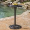 Phoebe - Outdoor Cast Bar Table - Black - Image 4