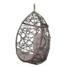 Marlin Hanging Egg Chair Basket With Teardrop Design - Gray - Image 6