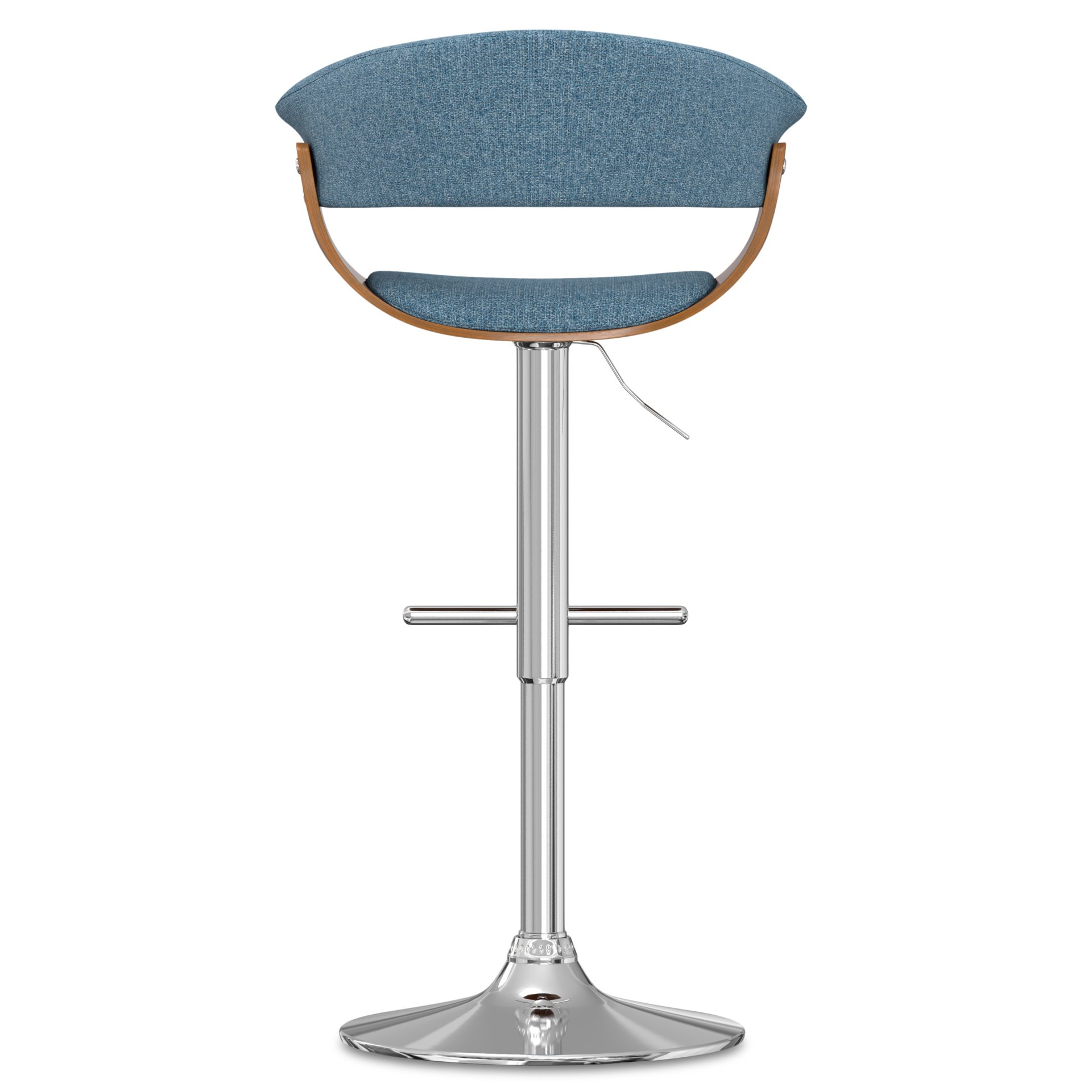 Sheldon - Adjustable Swivel Bar Stool - Denim Blue - Image 5