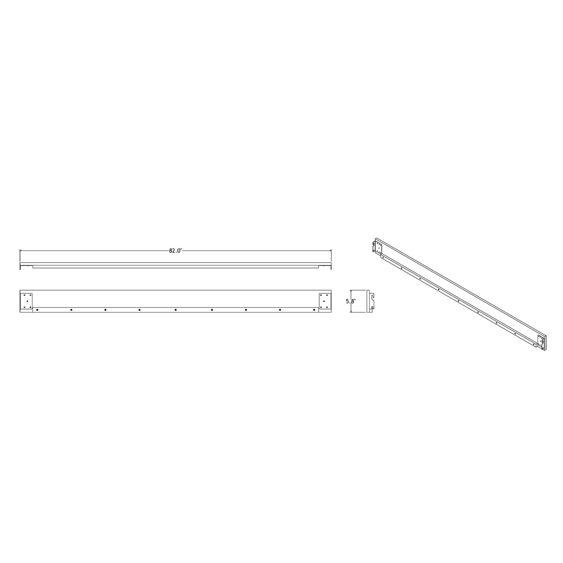 Adelaide - 5 Pieces King Bed With LED Set - Black - Image 7