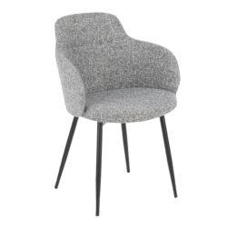 Boyne - Industrial Chair - Black / Gray