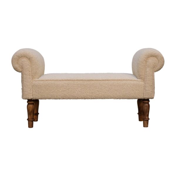 Boucle Bench - Cream