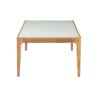 Gwynn - Frosted Glass Top Coffee Table - Natural - Image 2